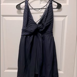Navy blue mini dress. Size Large.